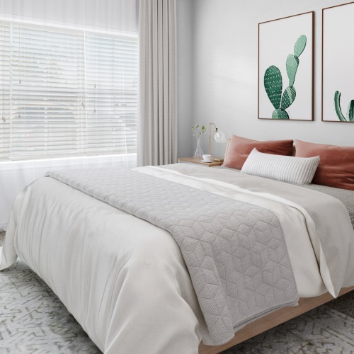 Spacious bedroom oasis